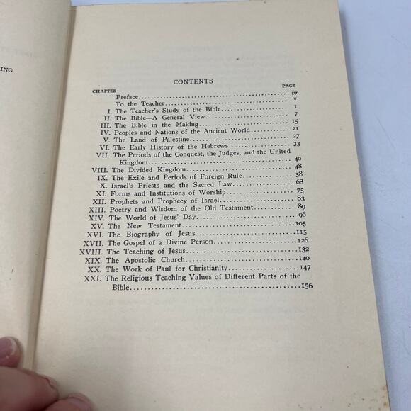 The Bible by Wade Crawford Barley Hardcover Reprint October 1925 Teacher Manual - Picture 9 of 11